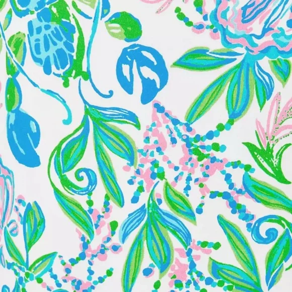 New Lilly Pulitzer The Lilly Shift Resort White Just A Pinch Size 14 - Picture 4 of 8